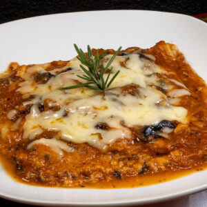 Lasagna con Champiñones